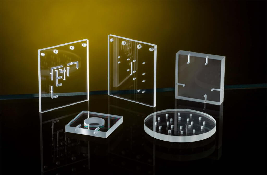 Computer Numerically Controlled (CNC) Machining of Glass or Quartz Parts